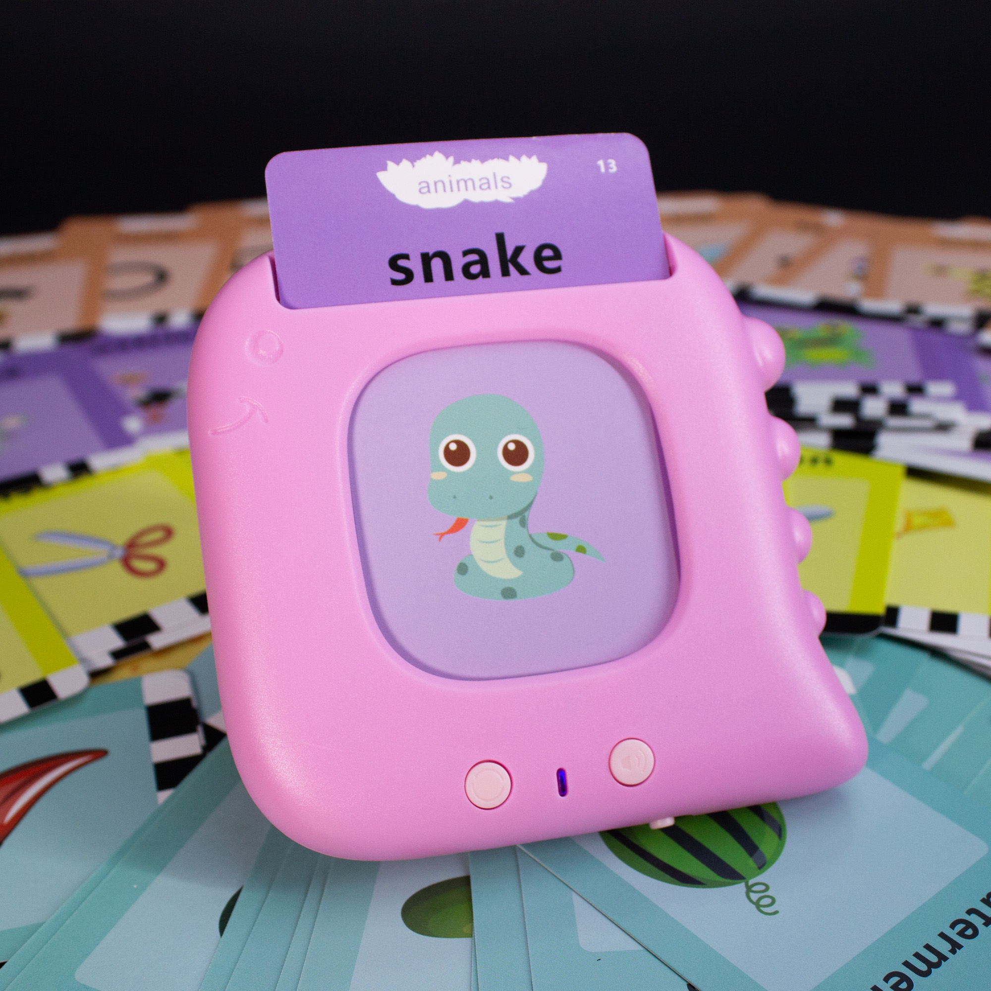 LECTOR DE TARJETAS PARA NIÑOS - APRENDERAN INGLES FACILMENTE