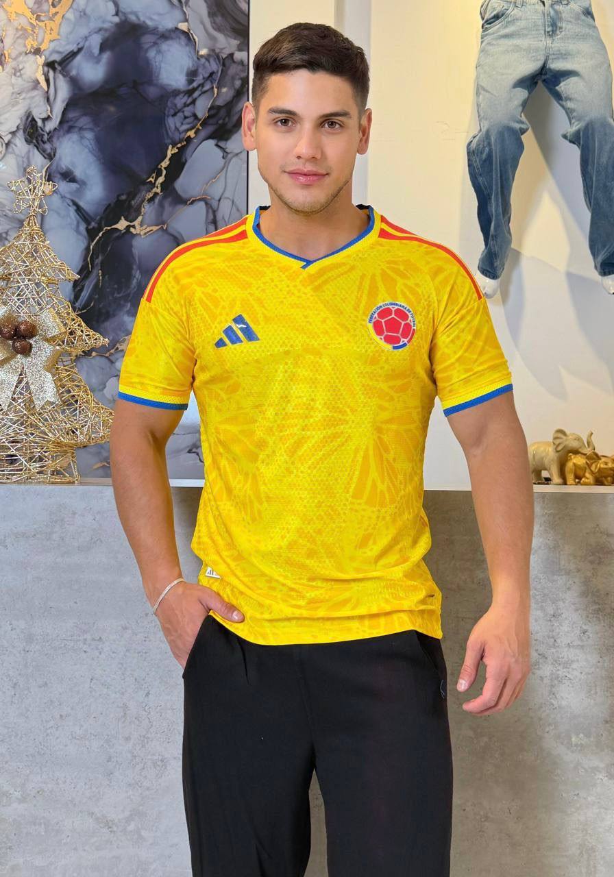 Camiseta Selección Colombia Versión Jugador - Modo Mundial ⭐