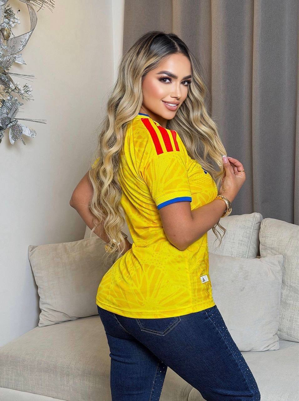 Camiseta Selección Colombia Versión Jugador - Modo Mundial ⭐