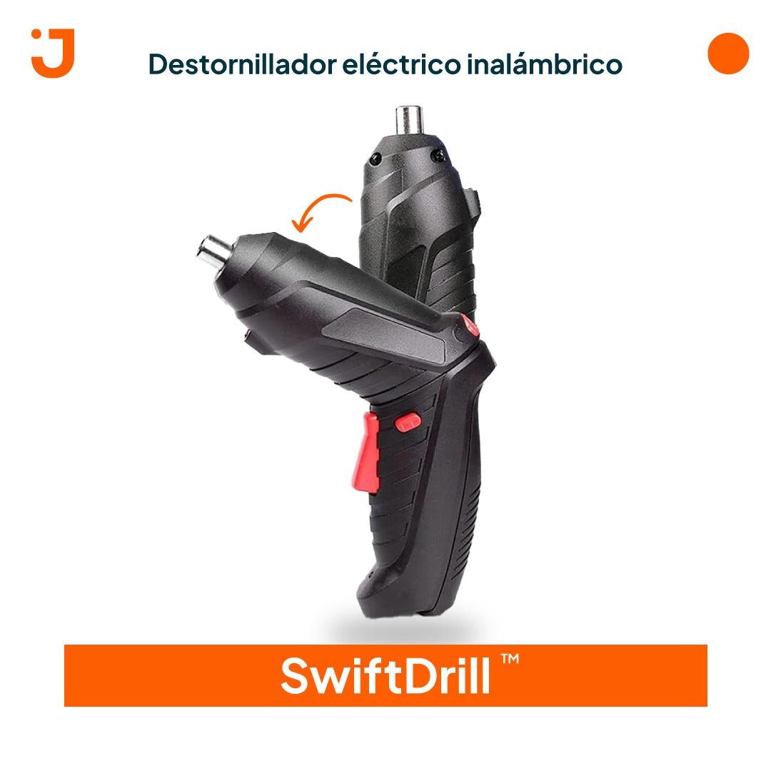 Kit Destornillador Eléctrico Inalámbrico 3.6V (47 Piezas)