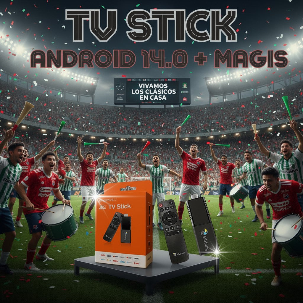 TV STICK ANDROID TV + MAGIS (XUPER) - OFERTA ESPECIAL ANTIOQUIA